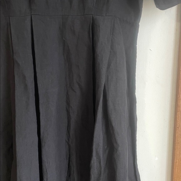 Jenni Kayne Day Dress Midi Linen Black - Picture 13 of 16